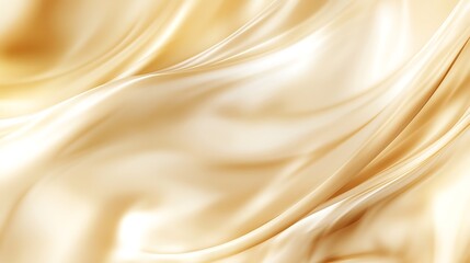 Fototapeta premium Elegant Draped Gold Fabric Soft Texture Background