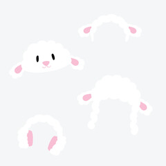 Lamb fun hat for Easter