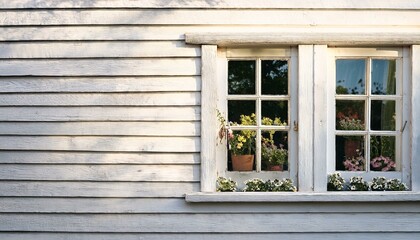 Fototapeta premium old window with shutters