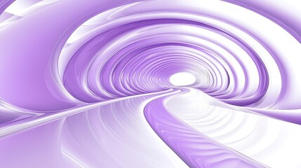 Obraz premium Abstrakcyjny fioletowy wirujący tunel