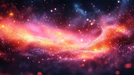 Obraz premium Cosmic Nebula: A Symphony of Stardust and Light