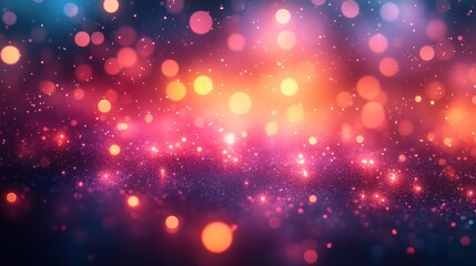Shimmering Lightscape: A Festive Abstract Background