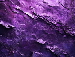Naklejka premium Purple Rock Wall Close Up