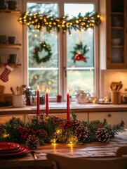 Christmas Dinner Table Setting
