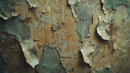 Close-up of peeling paint