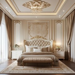 bedroom with a beautiful interior
