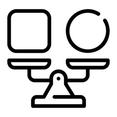 comparison line icon