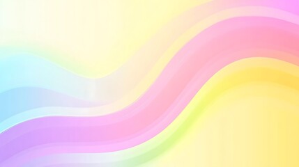 Obraz premium Abstract Pastel Wave Background Design