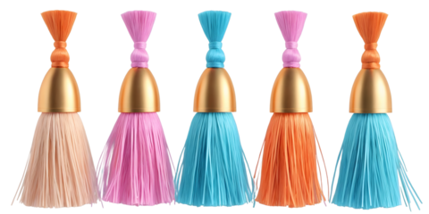Vibrant Tassels in Assorted Colors – Perfect for Decor, Crafts, and Fashion Accessories