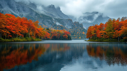 autumn in the mountains