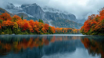 autumn in the mountains