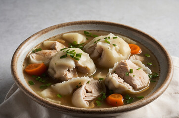 Chicken Dumpling Soup with Carrots – Hearty and Nourishing Meal