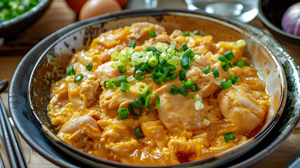 Oyakodon: Japanese Chicken and Egg Comfort Food in the making