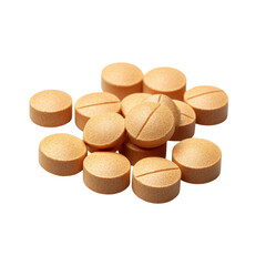 pills isolated on white