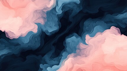 Obraz premium A vibrant abstract background with swirling pink and blue colors, perfect for design projects.