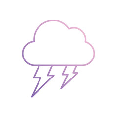 Strom  icon isolated on a white background. Vector illustration.