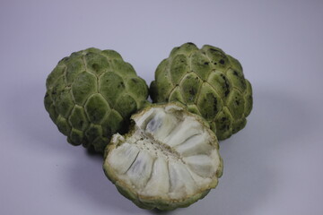 isolated photo of ripe soursop fruit