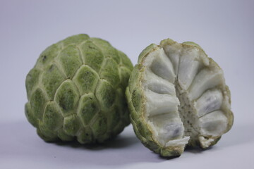 isolated photo of ripe soursop fruit