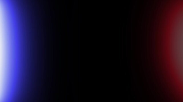 Emergency disaster flashing blue and red light blinking animation. Police emergency flasher light looping animation.