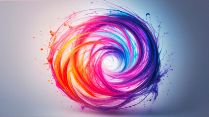 abstract background with colorful circles