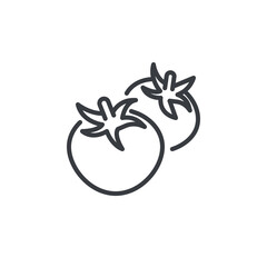 Fototapeta premium Fresh Tomato line icon