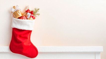 red christmas stocking