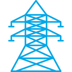 Power Line icon single vector illustration
