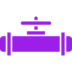 Valve I icon single vector illustration