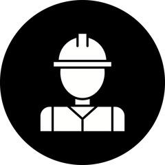 Industry Worker II icon single vector illustration
