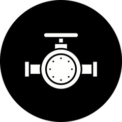 Valve II icon single vector illustration
