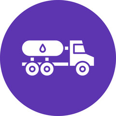 Tank Truck icon single vector illustration