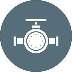 Valve II icon single vector illustration