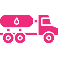 Tank Truck icon single vector illustration