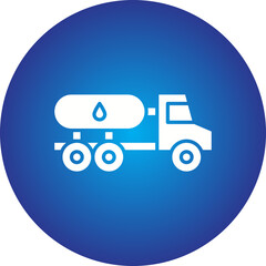 Tank Truck icon single vector illustration