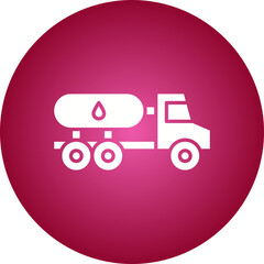 Tank Truck icon single vector illustration