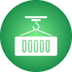 Lifter Crane icon single vector illustration