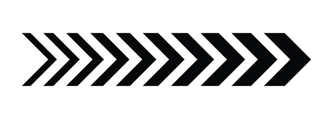 stripped arrow. arrows vector illustration on transparent background.