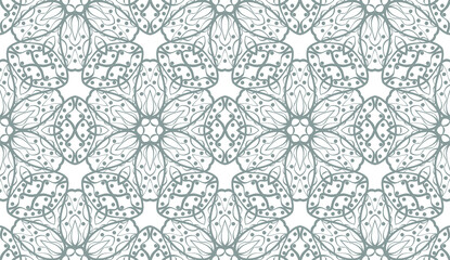 Abstract Vector seamless pattern with abstract geometric style. Repeating sample figure and line. For modern interiors design, wallpaper, textile industry