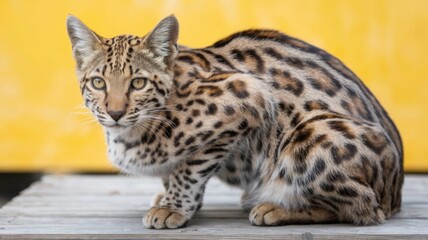 Naklejka premium leopard 