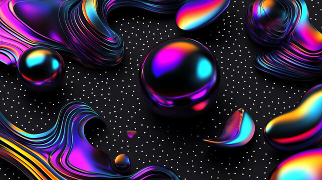 Very Colorful Abstract Wallpaper