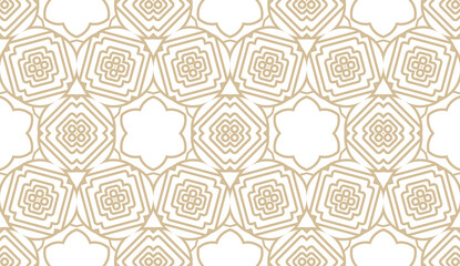 Seamless geometric modern pattern. Vector abstract classical background