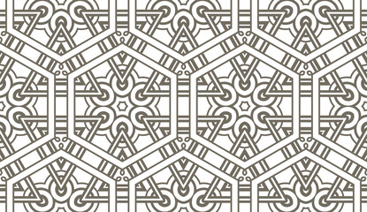 Mesh seamless geometric pattern. Vector abstracttexture with curved lines, delicate mesh, net, grid, lace.