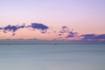 Fototapeta premium 優しい朝の野蒜海岸