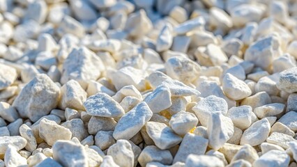 Minimalist White Crushed Stone Texture Background - Clean, Simple, Abstract Design
