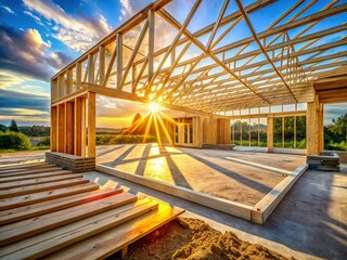 New Construction: Wood Floor Joists & Trusses on Concrete Block Foundation