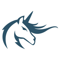 Unicorn logo icon design