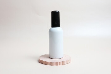 white mockup bottle for display and promotion 