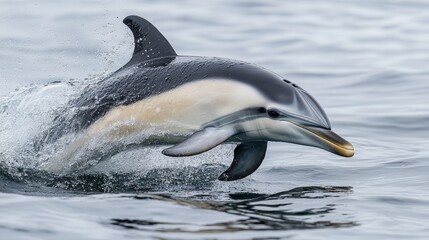 Obraz premium Dolphin under water looking at us