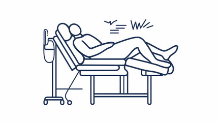 Blood donation, reclining chair, clinic, relaxed donor