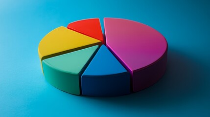 Circle division infographic set. Pie chart divided equal parts. Infographic wheel segment and fraction.